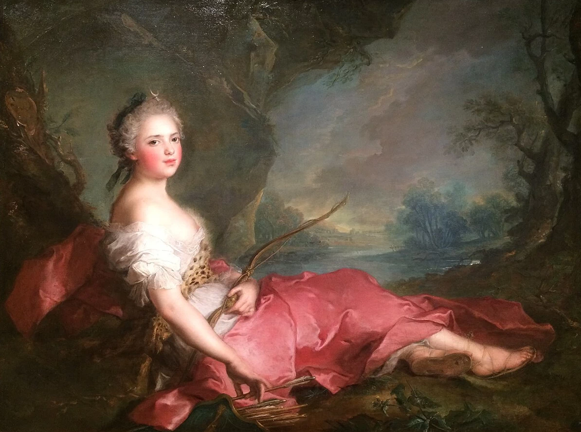 Madame Adélaïde nel ruolo di Diana